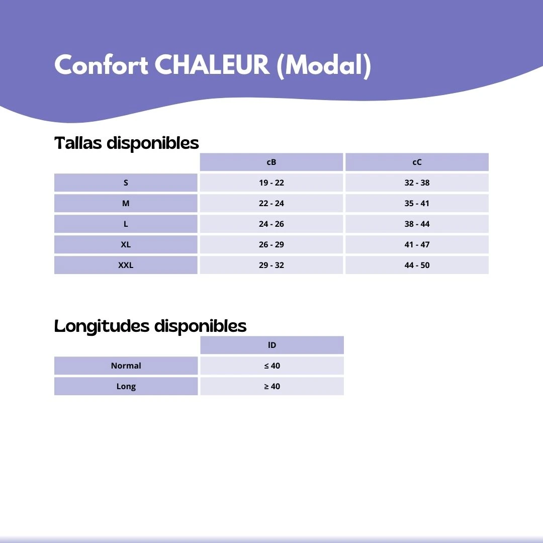 producto-sigvaris-confort-chaleur-tallas